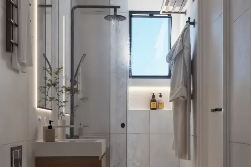 Malerisches Penthouse-Apartment mit 2 Schlafzimmer und Meerblick in Lapta