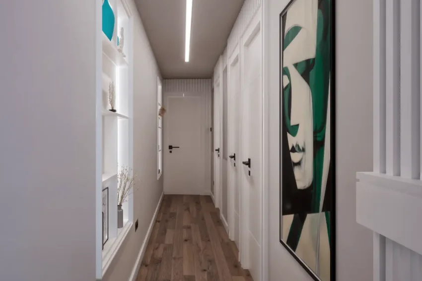 Malerisches Penthouse-Apartment mit 2 Schlafzimmer und Meerblick in Lapta
