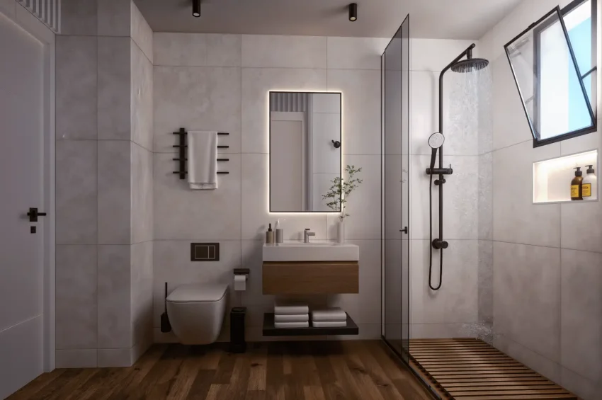 Malerisches Penthouse-Apartment mit 2 Schlafzimmer und Meerblick in Lapta