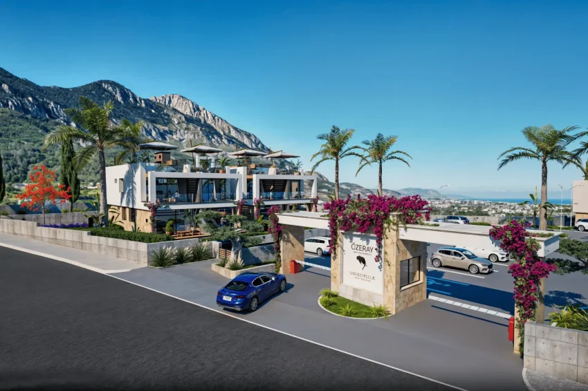 Malerisches Penthouse-Apartment mit 2 Schlafzimmer und Meerblick in Lapta