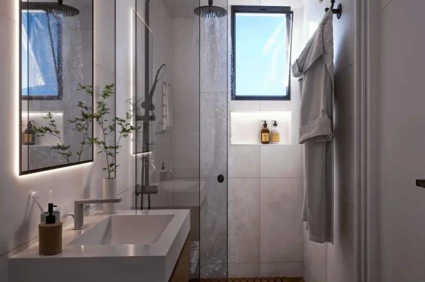 Malerisches Penthouse-Apartment mit 2 Schlafzimmer und Meerblick in Lapta