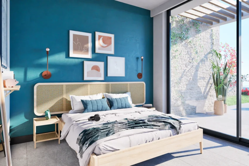 Bungalow med 2 sovrum Charming Coastal Retreat i Esentepe