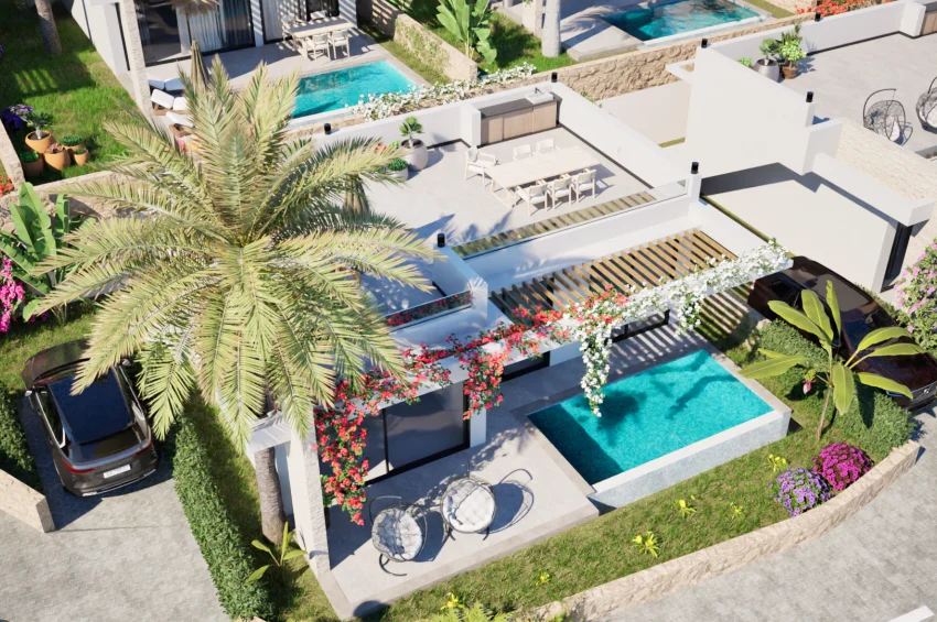 Bungalow med 2 sovrum Charming Coastal Retreat i Esentepe