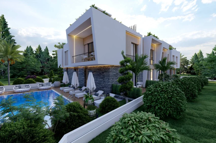 Modern 2 Bedroom Apartment with Private Pool in a Gated Complex, Alsancak Kyrenia