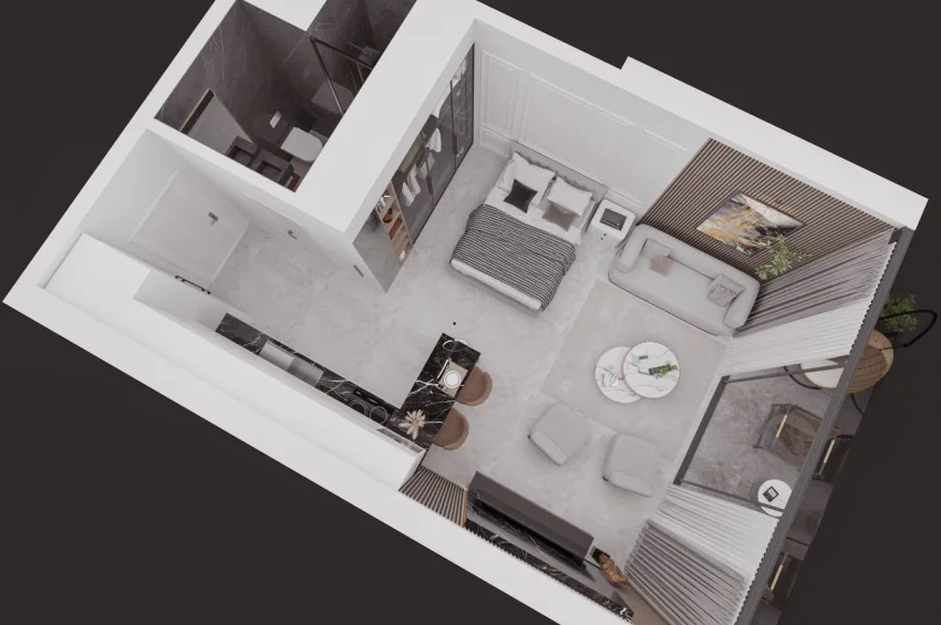 Erleben Sie Eleganz und Komfort in Studio Apartments in Long Beach