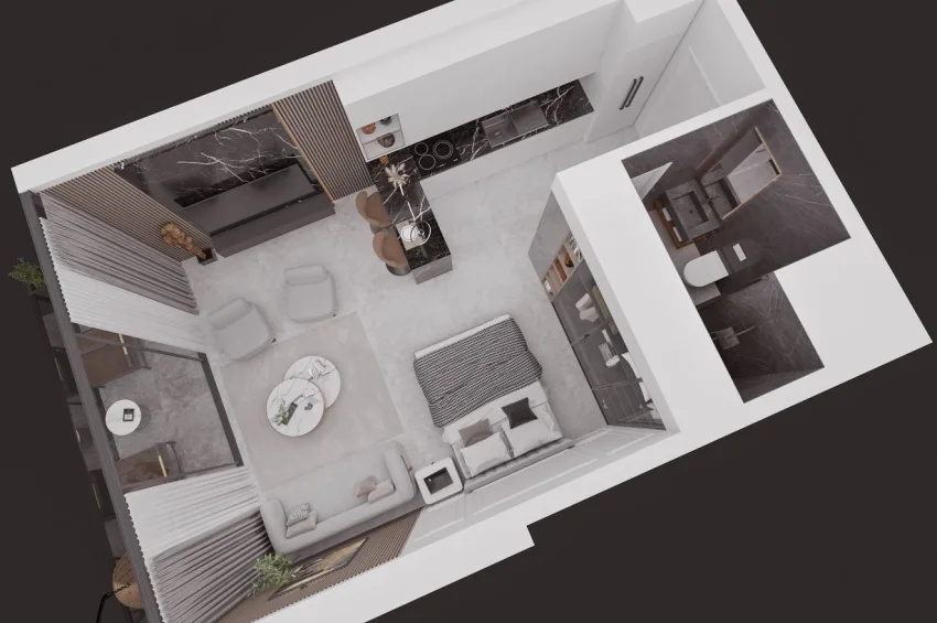 Erleben Sie Eleganz und Komfort in Studio Apartments in Long Beach