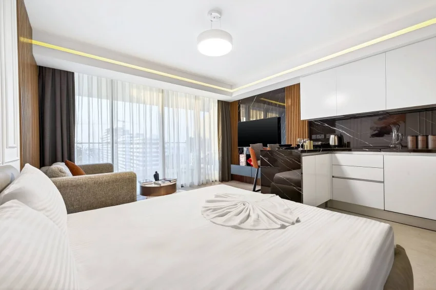 Erleben Sie Eleganz und Komfort in Studio Apartments in Long Beach
