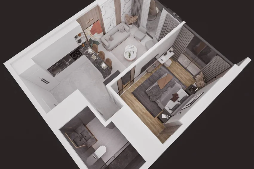 Bring Modernity to Your Home: 1 Bedroom Apartments with Mediterranean Views