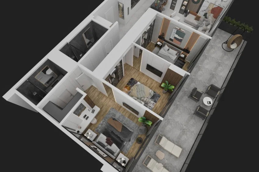 Komfort und Prestige: Der Luxus von 3 Schlafzimmer Wohnungen