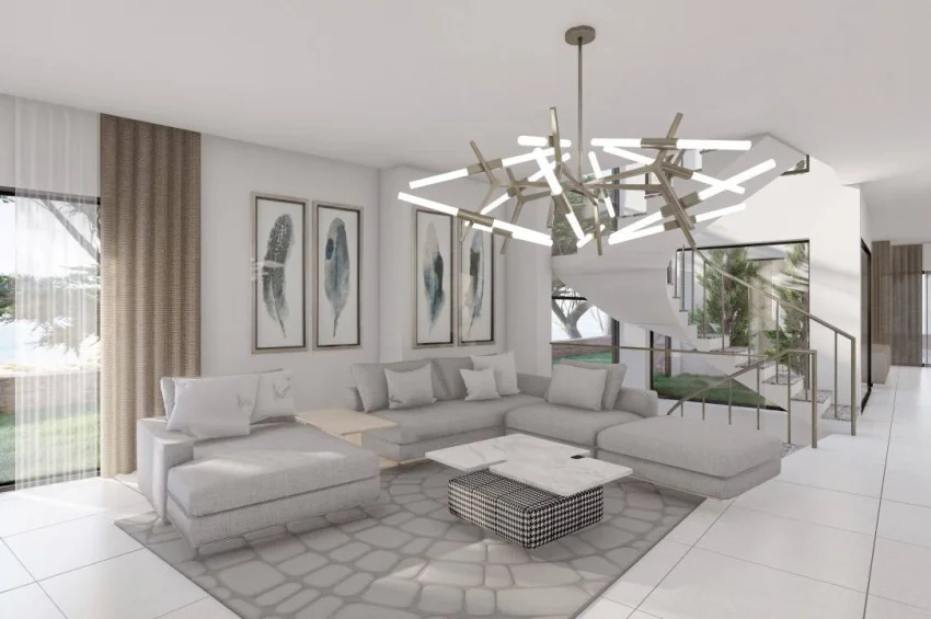 Villa med 4 sovrum i Esentepe Bahçeli med privat pool inom gångavstånd till havet