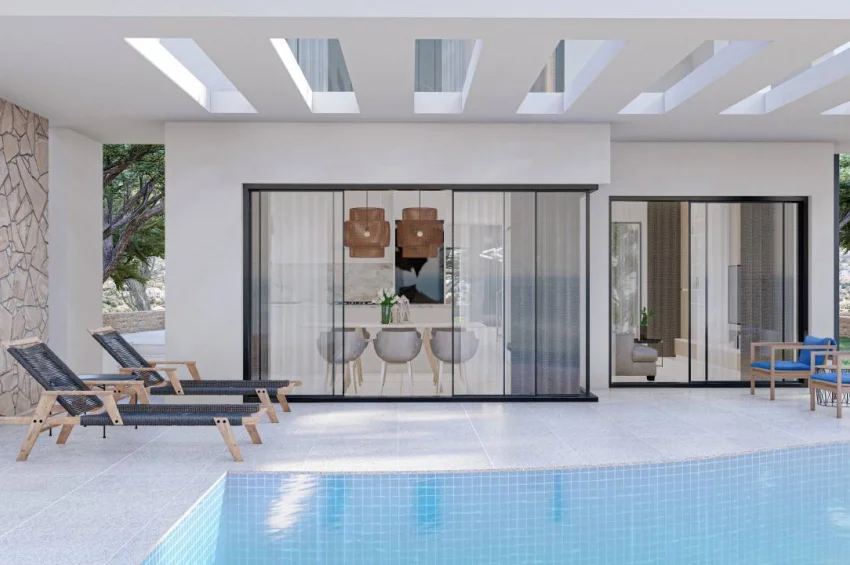 Villa med 4 sovrum i Esentepe Bahçeli med privat pool inom gångavstånd till havet