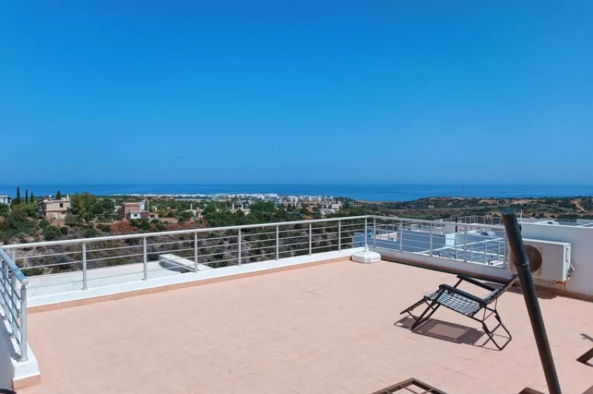 Exclusive 2 Bedroom Penthouse with Panoramic Sea Views in Tatlisu