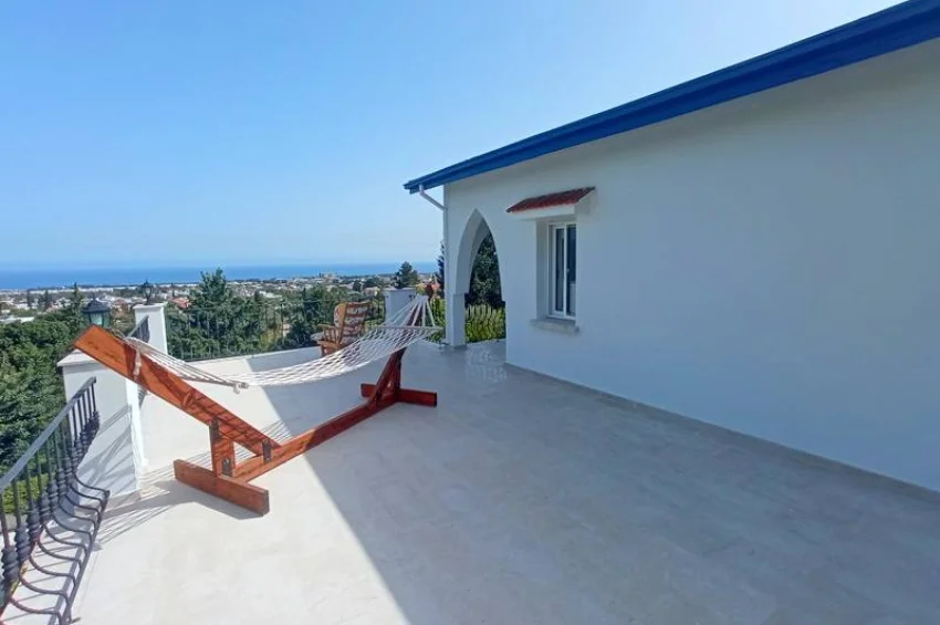 Elegant 4 Bedroom Villa with Heated Pool, Gym & Stunning Views in Ozanköy