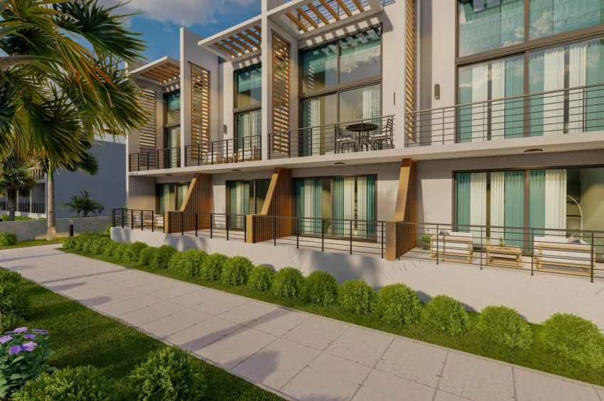 Stylish Garden Studio Apartment in a Luxury Complex in Bahçeli