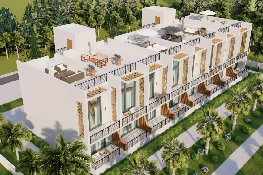 Stylish Garden Studio Apartment in a Luxury Complex in Bahçeli