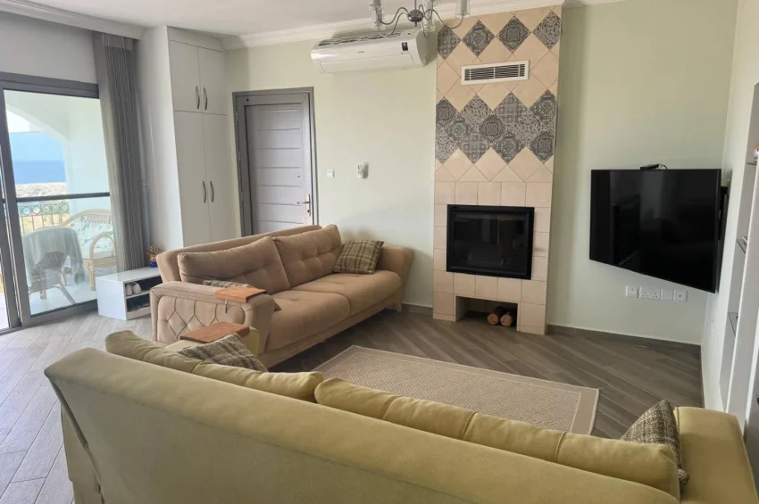 Exklusives Penthouse mit 3 Schlafzimmer und Panoramablick auf das Meer – Esentepe, Kyrenia