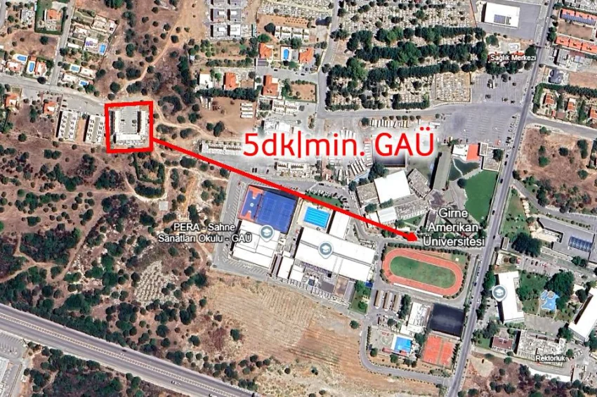 Voll möblierte 1 Schlafzimmer Wohnung mit Mieter neben der Girne American University
