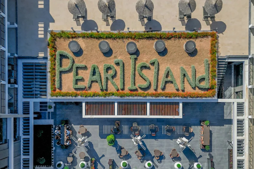 Полностью меблированная квартира с 1 спальней и террасой на крыше – Pearl Island, Эсентепе