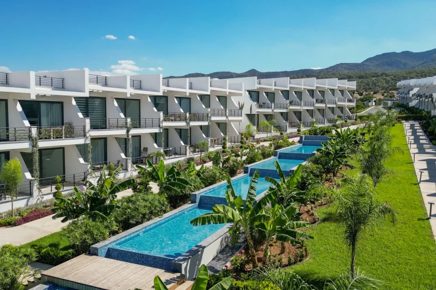 Полностью меблированная квартира с 1 спальней и террасой на крыше – Pearl Island, Эсентепе