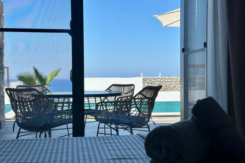 Esentepe, Kyrenia – Private Gartenwohnung mit Infinity-Pool und Meerblick