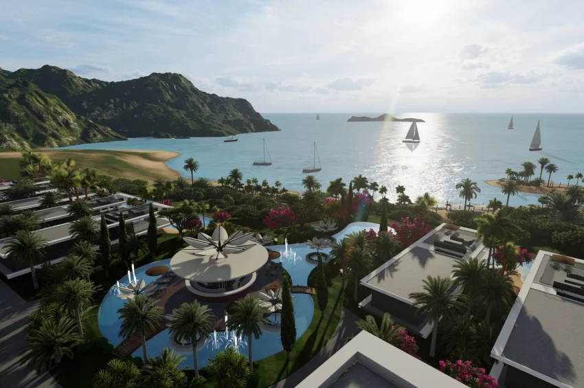 Moderne 1-roms Penthouse-leilighet i Unique Beach Resort