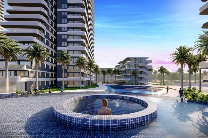 Ultra-luksuriøs 4+1 Penthouse i İskele sitt mest eksklusive boligprosjekt