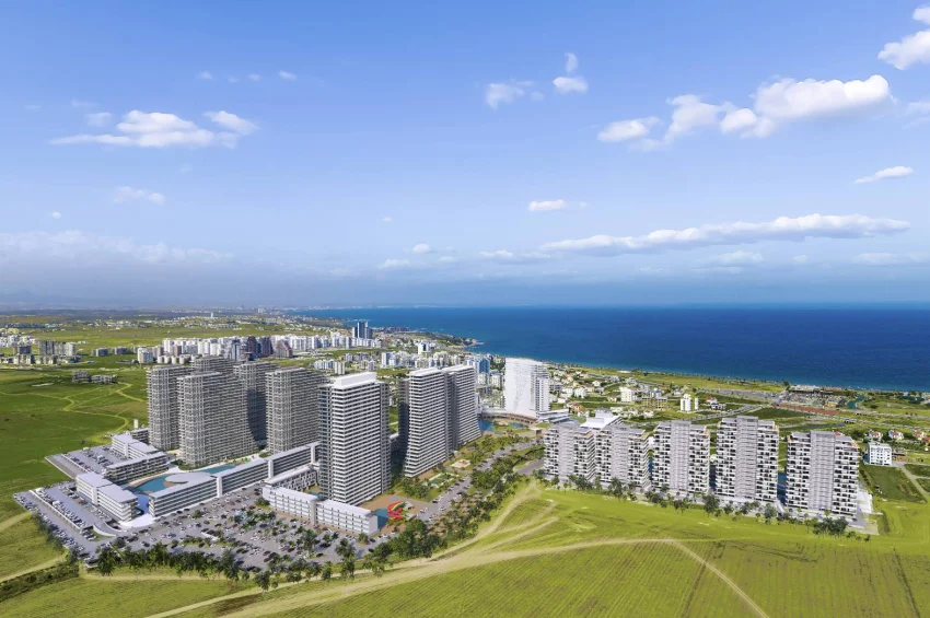 Ultra-luksuriøs 4+1 Penthouse i İskele sitt mest eksklusive boligprosjekt