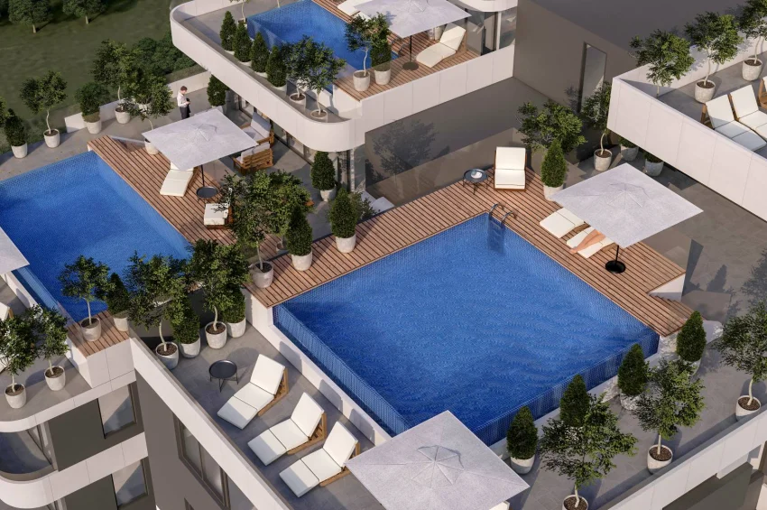 Ultra-luksuriøs 4+1 Penthouse i İskele sitt mest eksklusive boligprosjekt