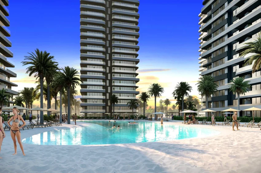 Ultra-luksuriøs 4+1 Penthouse i İskele sitt mest eksklusive boligprosjekt