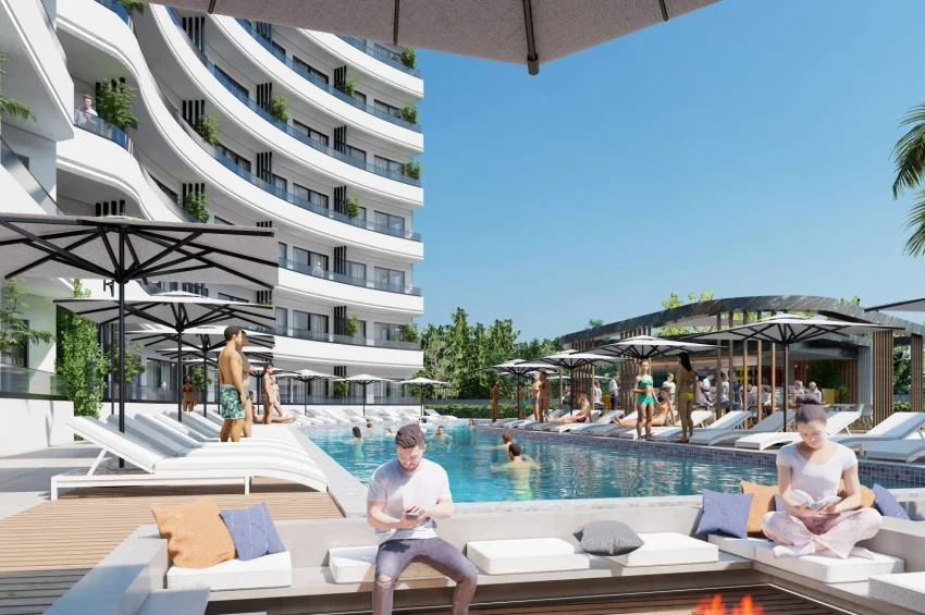 Seafront 1-Bedroom Apartment in Lefke Gaziveren