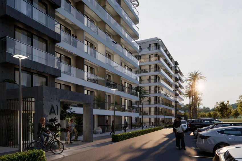 Studio Apartment in einer ultra-luxuriösen Wohnanlage in Lefke Gaziveren