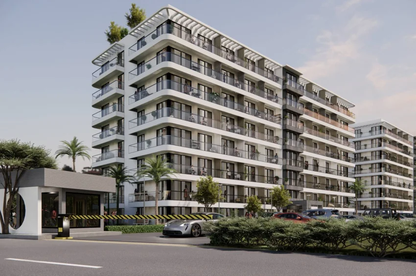 Studio Apartment in einer ultra-luxuriösen Wohnanlage in Lefke Gaziveren