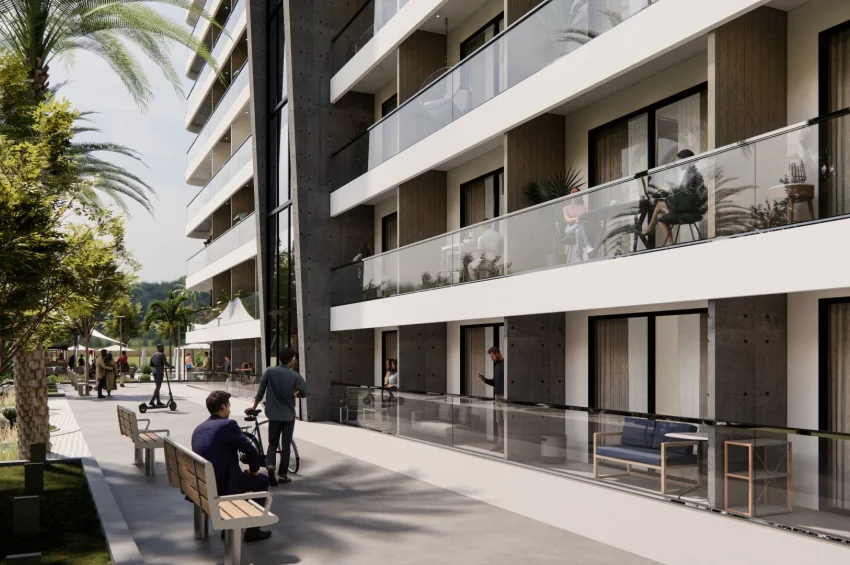 Studio Apartment in einer ultra-luxuriösen Wohnanlage in Lefke Gaziveren