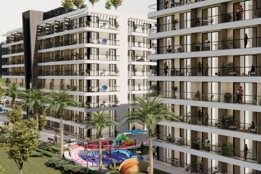 1 Schlafzimmer Wohnung in einer Ultra-Luxus-Wohnanlage in Lefke Gaziveren