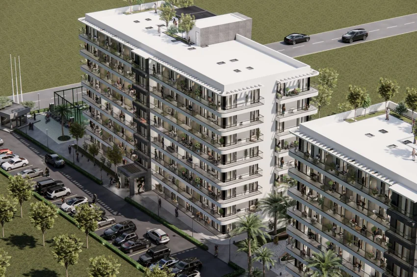 1 Schlafzimmer Wohnung in einer Ultra-Luxus-Wohnanlage in Lefke Gaziveren