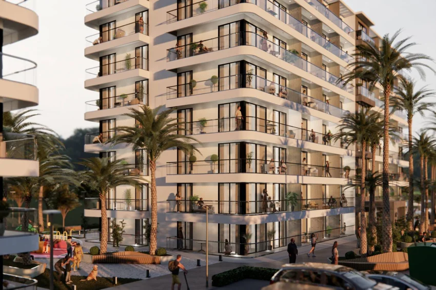 1 Schlafzimmer Wohnung in einer Ultra-Luxus-Wohnanlage in Lefke Gaziveren