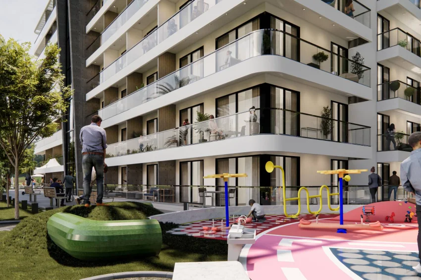 1 Schlafzimmer Wohnung in einer Ultra-Luxus-Wohnanlage in Lefke Gaziveren