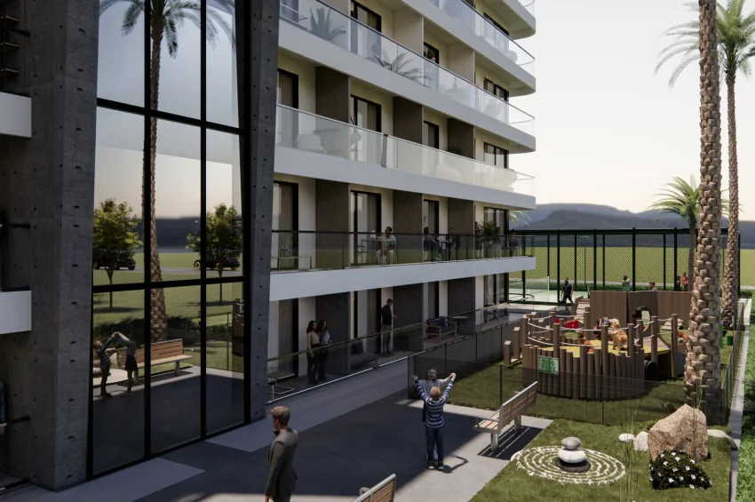 1 Schlafzimmer Wohnung in einer Ultra-Luxus-Wohnanlage in Lefke Gaziveren