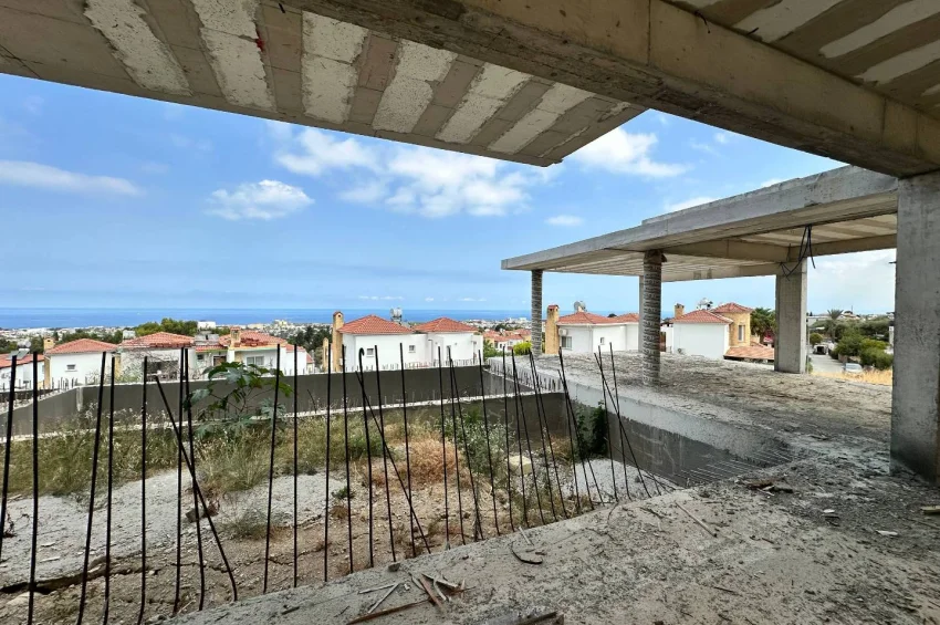 Ultralyxig villa 4+1 med privat pool och havsutsikt i Bellapais, Kyrenia