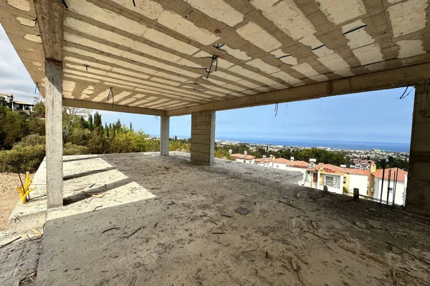 Ultralyxig villa 4+1 med privat pool och havsutsikt i Bellapais, Kyrenia