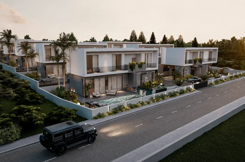3 Bedroom Villa in Çatalköy with Panoramic Sea Views and Private Pool