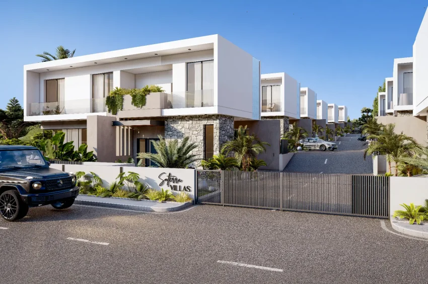 3 Bedroom Villa in Çatalköy with Panoramic Sea Views and Private Pool