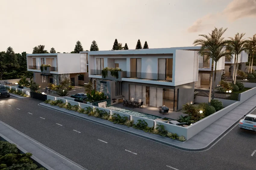 3 Bedroom Villa in Çatalköy with Panoramic Sea Views and Private Pool