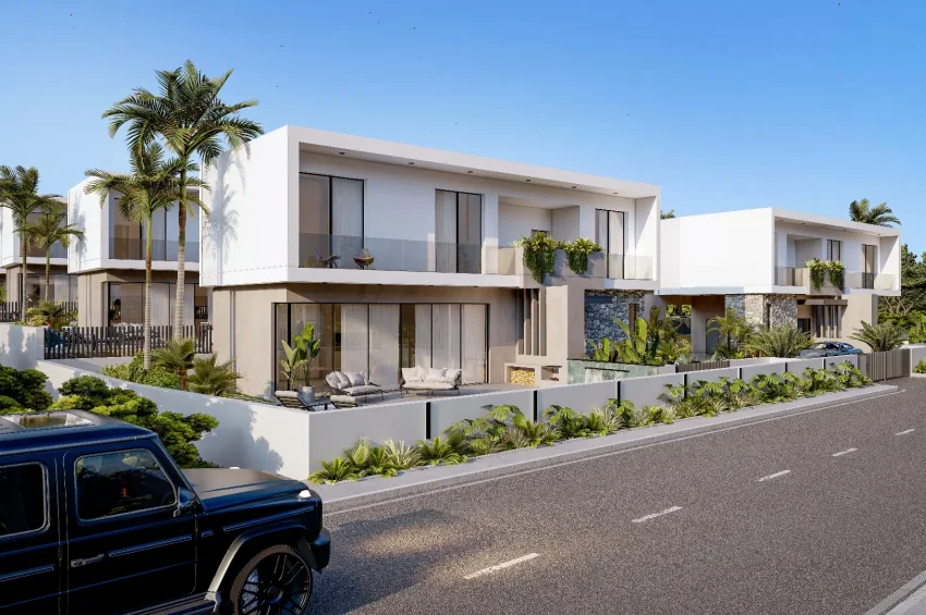 3 Bedroom Villa in Çatalköy with Panoramic Sea Views and Private Pool