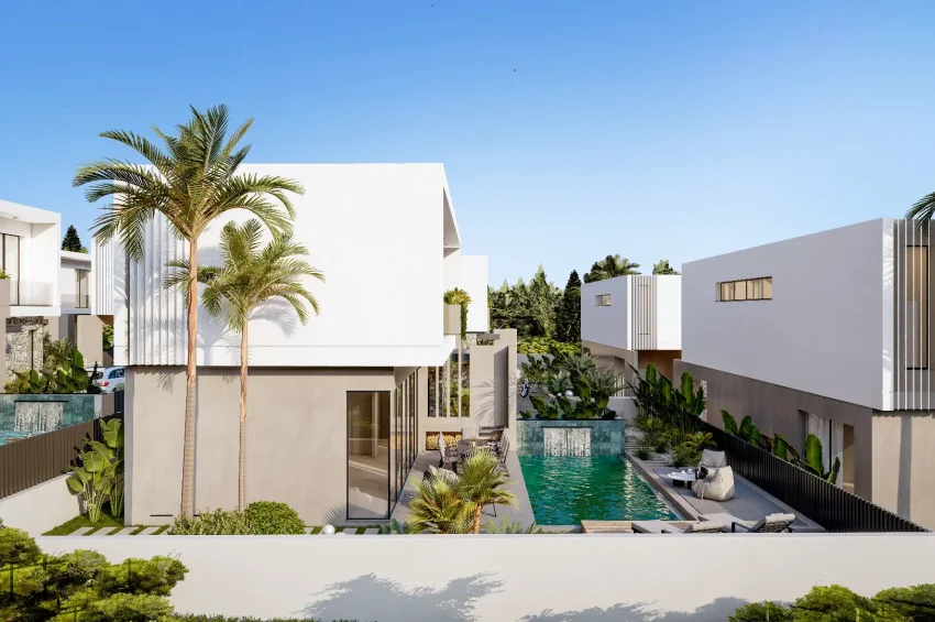 3 Bedroom Villa in Çatalköy with Panoramic Sea Views and Private Pool