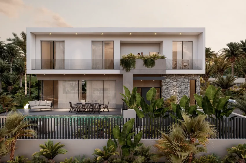 3 Bedroom Villa in Çatalköy with Panoramic Sea Views and Private Pool
