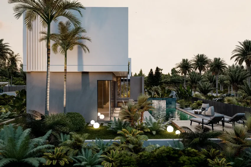 3 Bedroom Villa in Çatalköy with Panoramic Sea Views and Private Pool