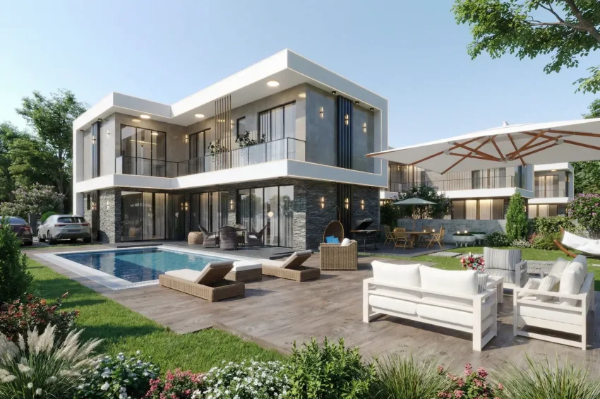 4+1-villa med privat basseng i Bellapais – begrenset tilbud i en eksklusiv beliggenhet
