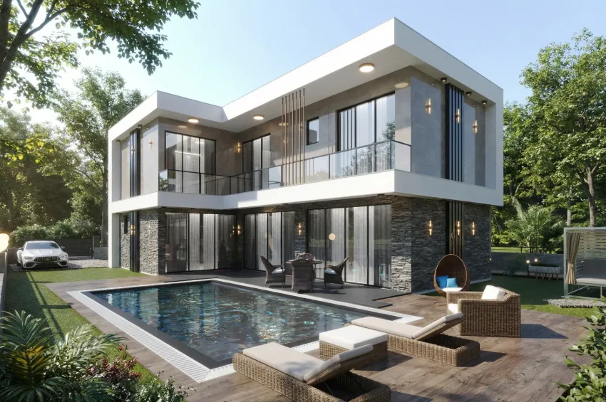 4+1-villa med privat basseng i Bellapais – begrenset tilbud i en eksklusiv beliggenhet