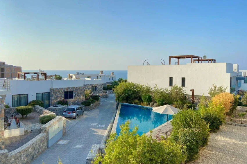 2 Bedroom Penthouse with Private Roof Terrace in Küçük Erenköy, Stunning Sea & Mountain Views, Only 180m from the Beach